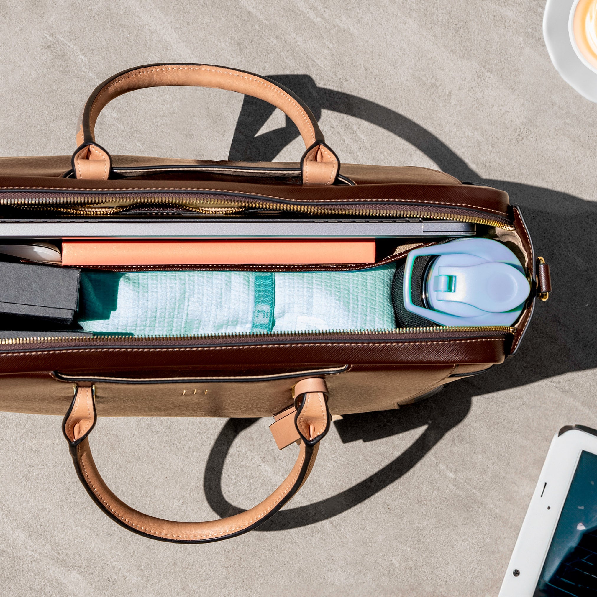 Duotone Coffee Saffiano