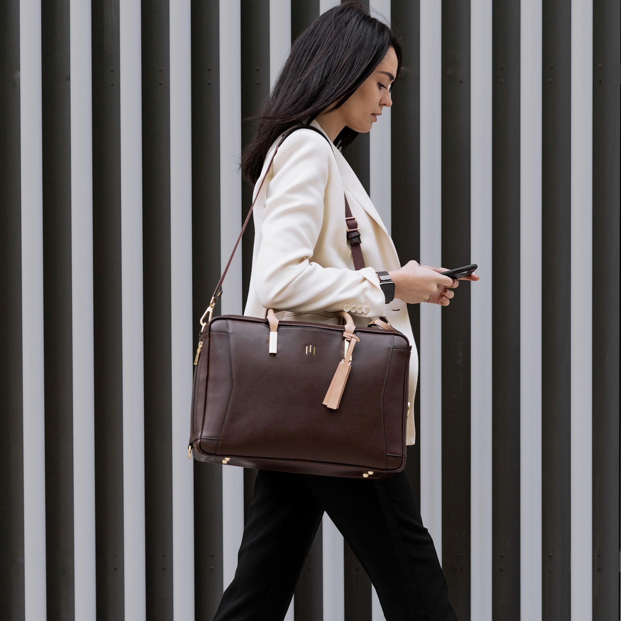 Duotone Coffee Saffiano